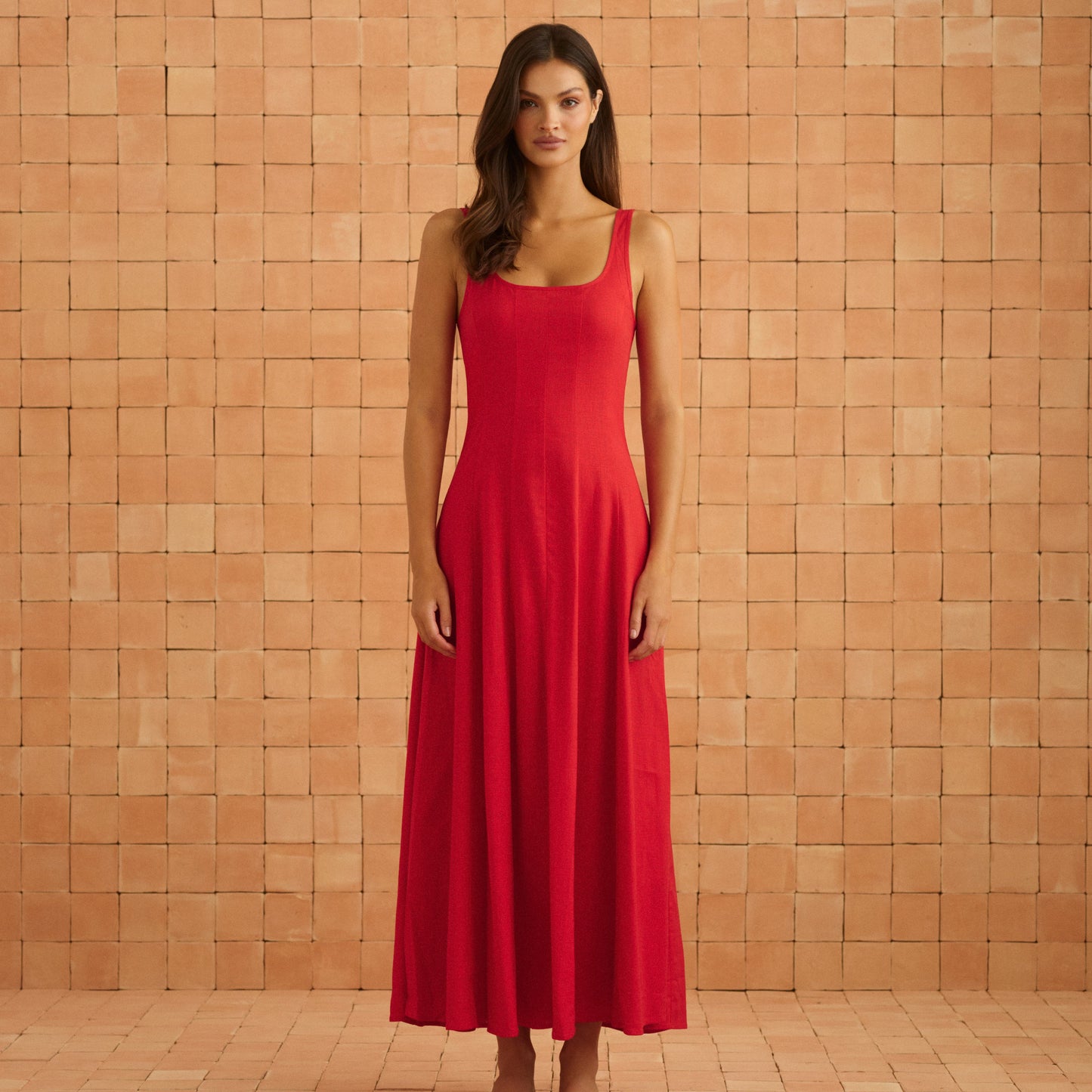 Daphne Dress In Poppy