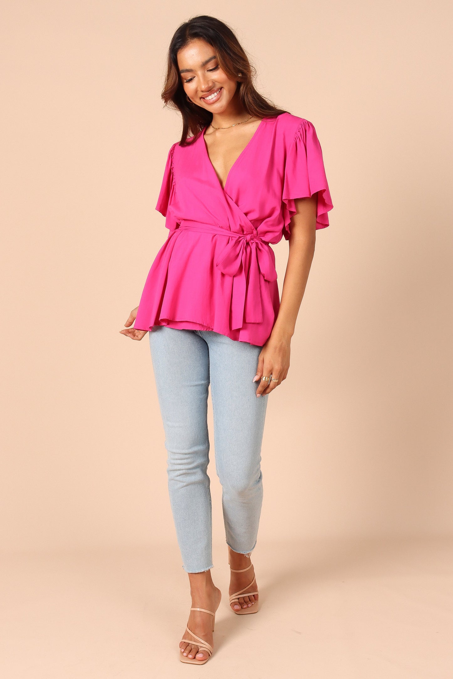 Bronte Top - Hot Pink