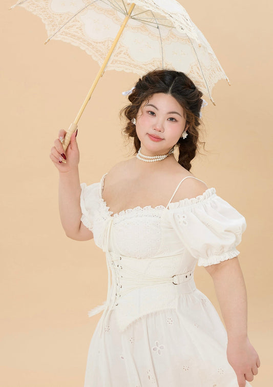 （US Exclusive）Curve & Plus "I Flipped" Corset Dress