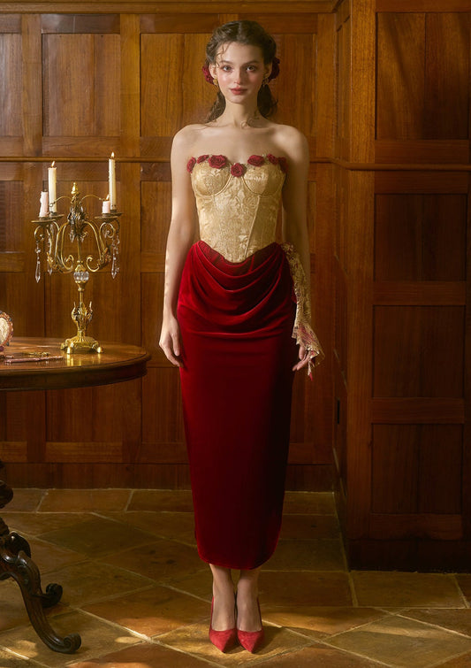 Wild Rosa in Spain Corset Dress