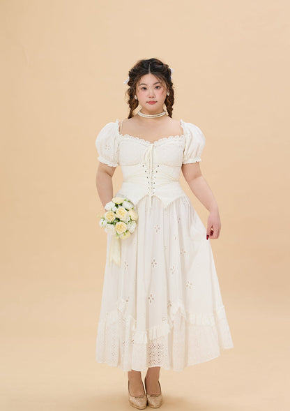 Curve & Plus "I Flipped" Corset Dress