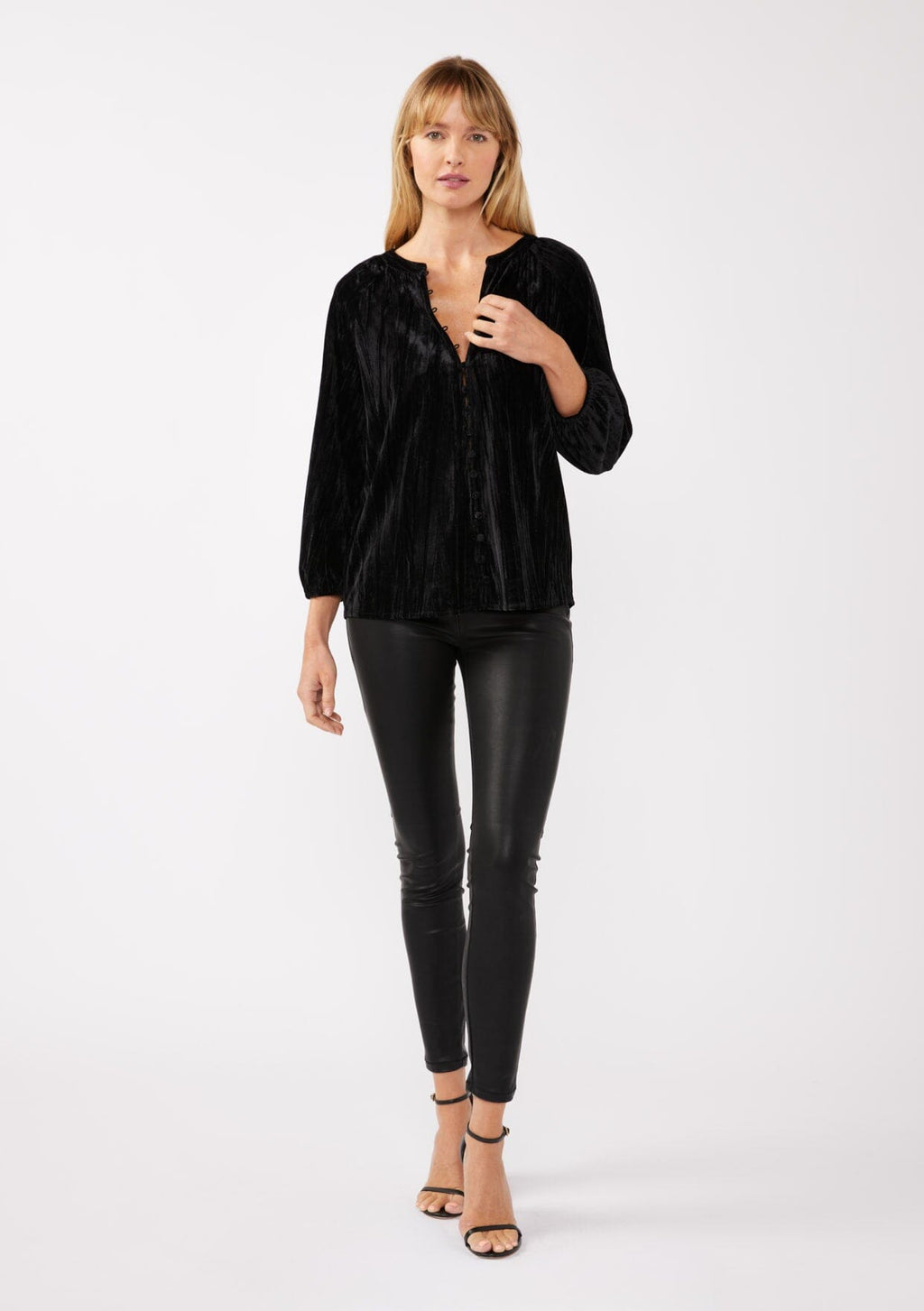 Estela Velvet Blouse