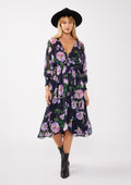Flourish in Florals Midi Dress