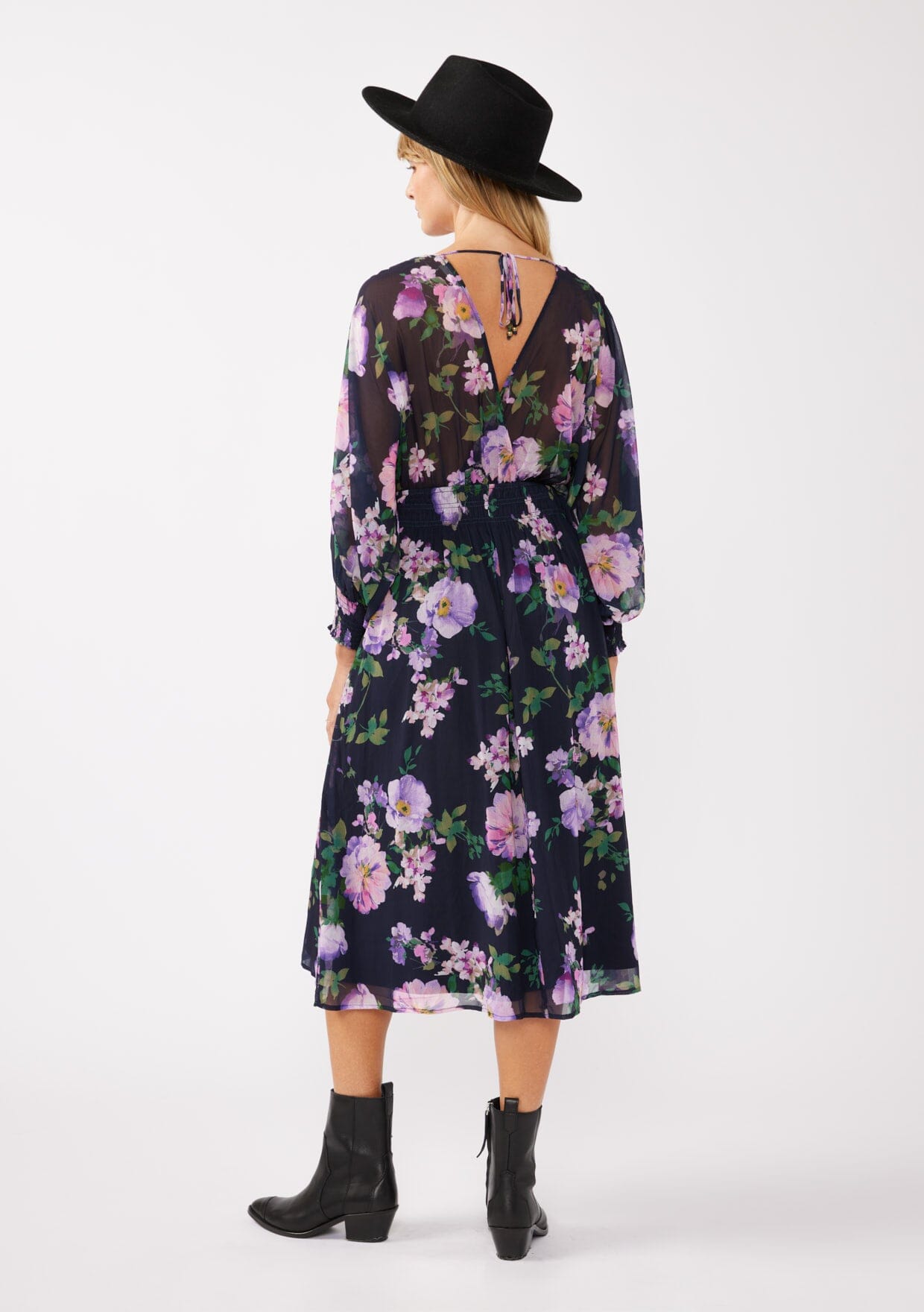 Flourish in Florals Midi Dress