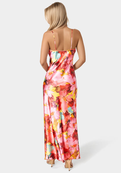 Printed Stain Maxi Dress