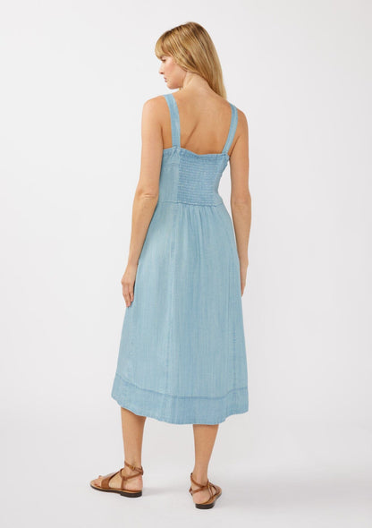 Shoreline Tencel Midi Dress