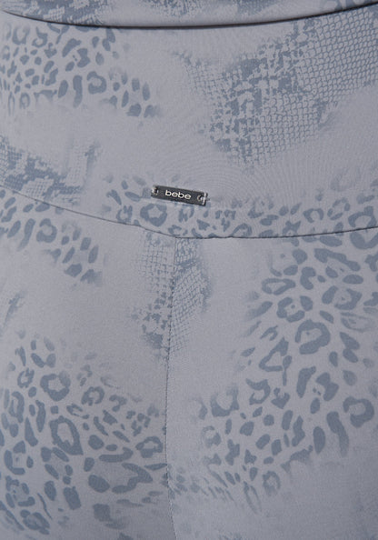 Bebe Logo Foiled Print Knit Legging