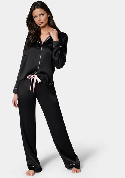 Luxury Textured Charmeuse Pajama Set
