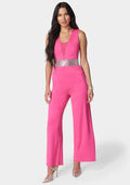Embellished Wide Leg Jumpsuit