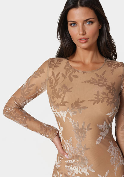 Burnout Midi Dress