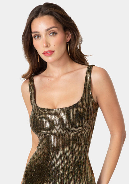 Disco Dot Tank Dress