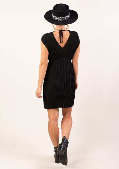 Last Fling Pleated Mini Dress