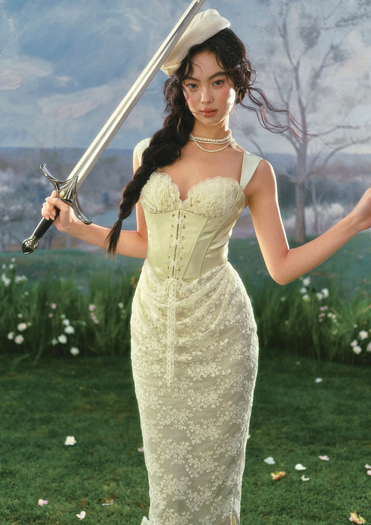 （US Exclusive）Emerald Warrior Corset Dress