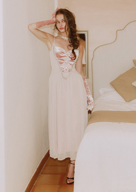 Lychee Reverie Corset Dress