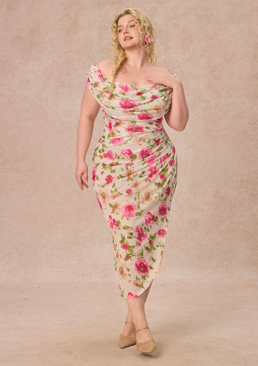 Curve&Plus Clear Spring Dawn Dress（Long）