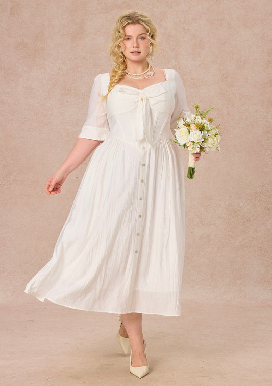 Curve&Plus Bow Ode Dress