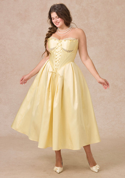 Curve&Plus Belle's Gilded Corset Dress