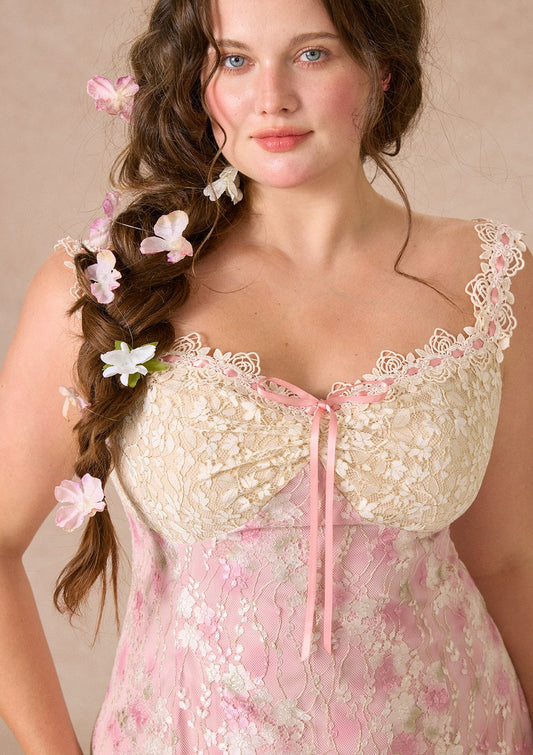 Curve&Plus Floral Vine Fairy Shoes Dress