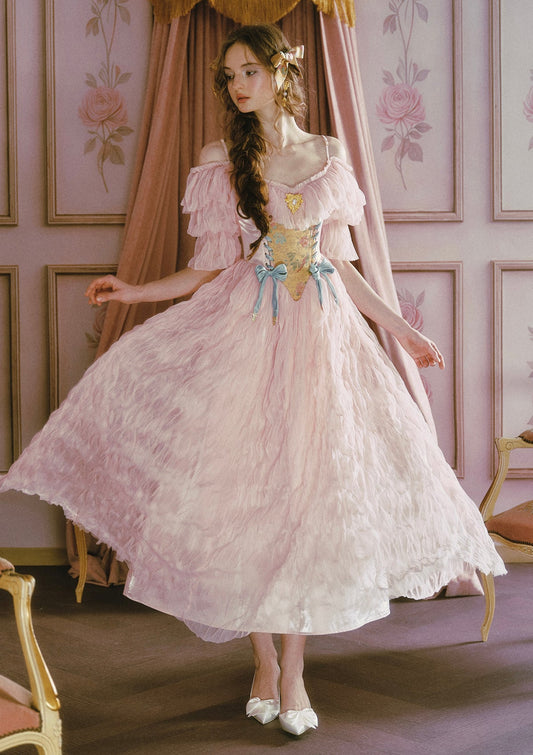 Embroidered Princess Corset Dress