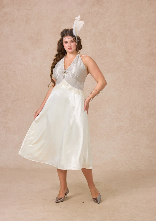 Curve&Plus Silver Light Serenade Dress