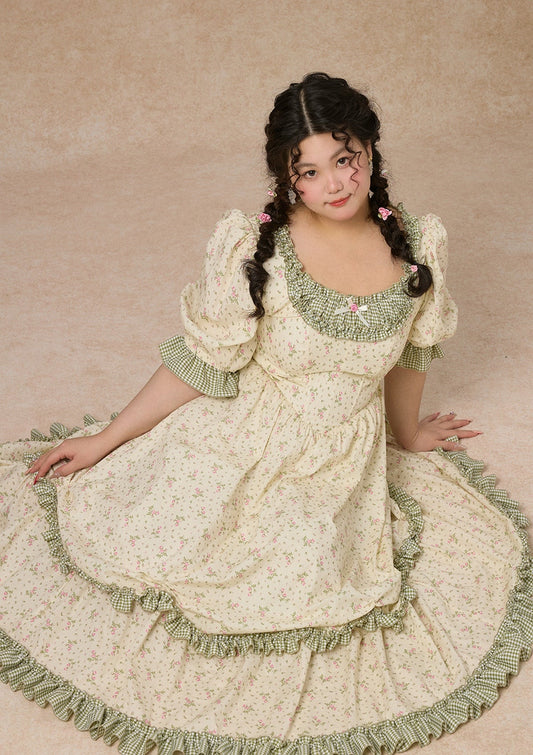 （US Exclusive）Curve&Plus Little Forest Corset Dress