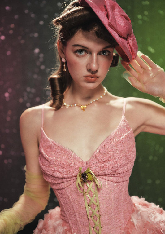 （US Exclusive）Grape Grinda Corset Dress (Short)