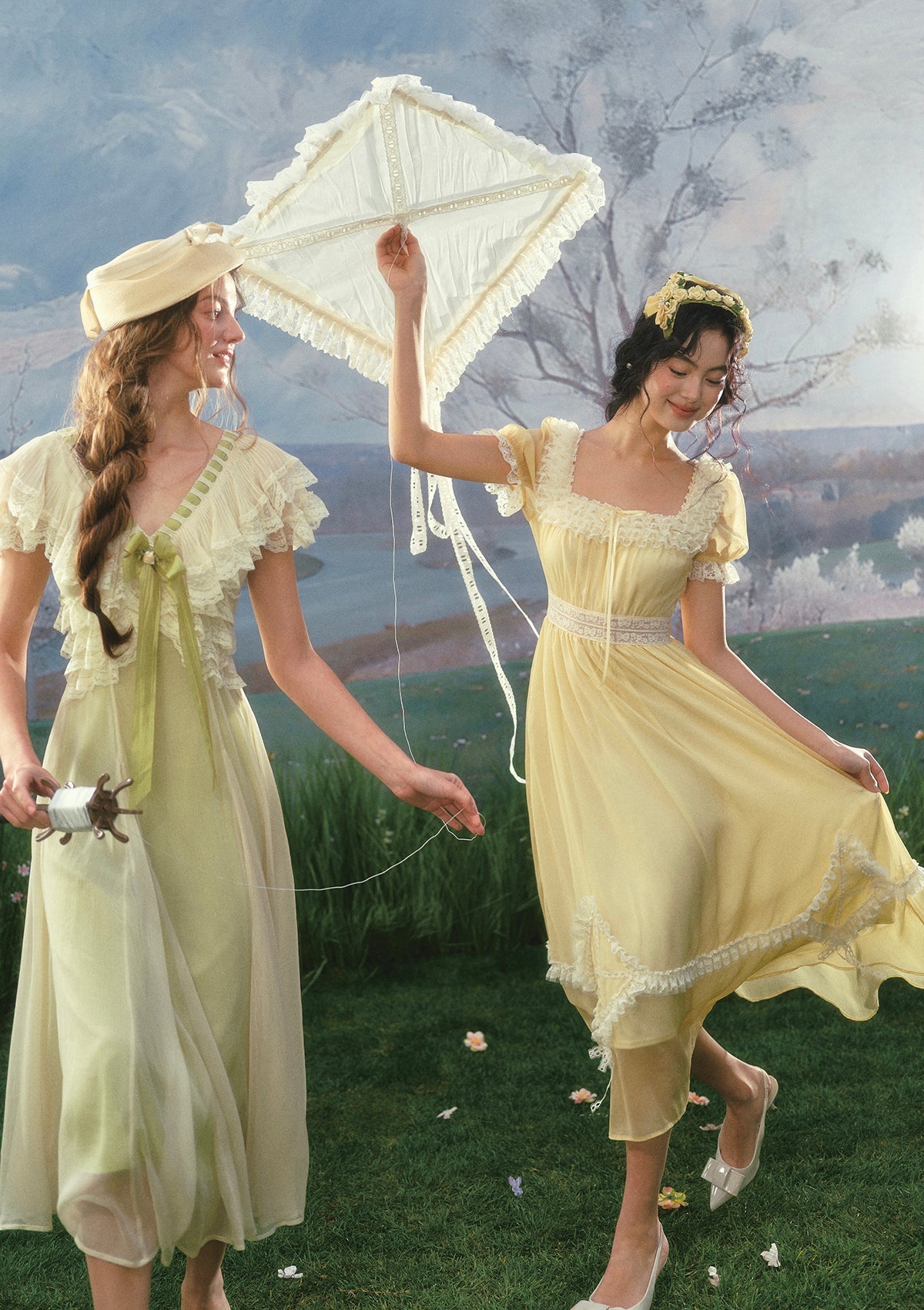 Yellow Kite Dress