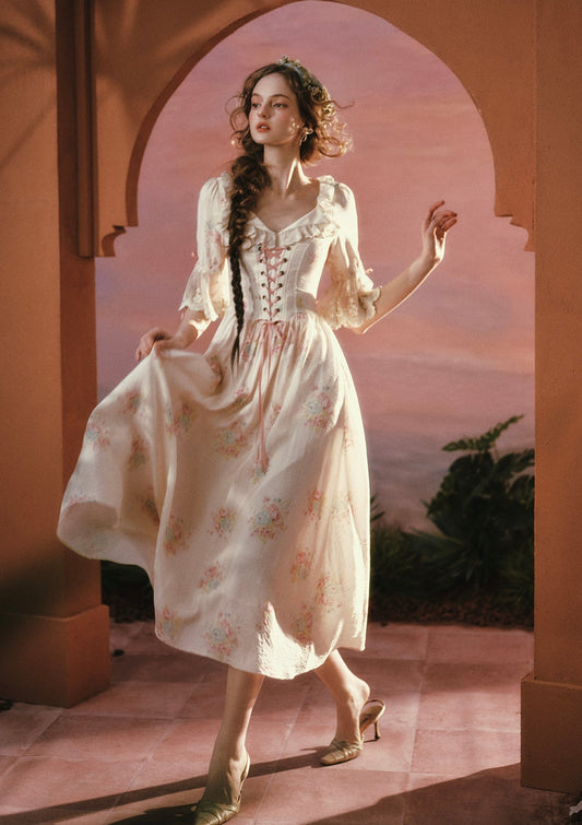 （US Exclusive）Palm Garden Dress