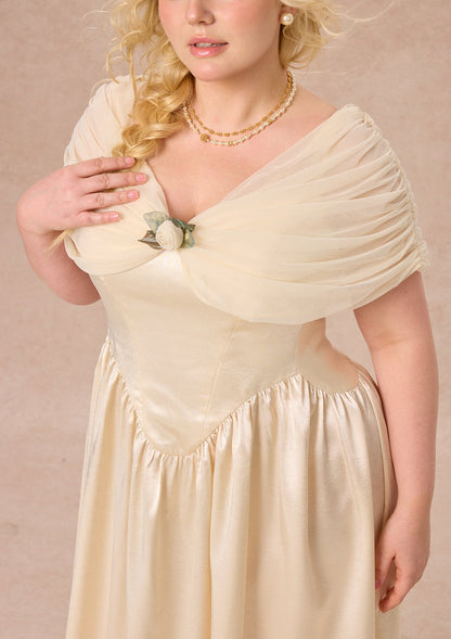 Curve&Plus Pure White Glass Dream Dress