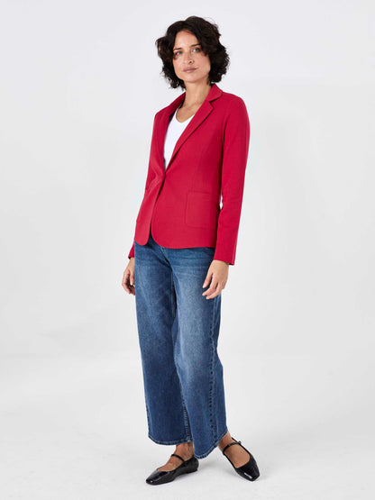 The Classic Jacket - Cherry