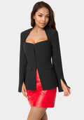 Tailored Open Neck Blazer