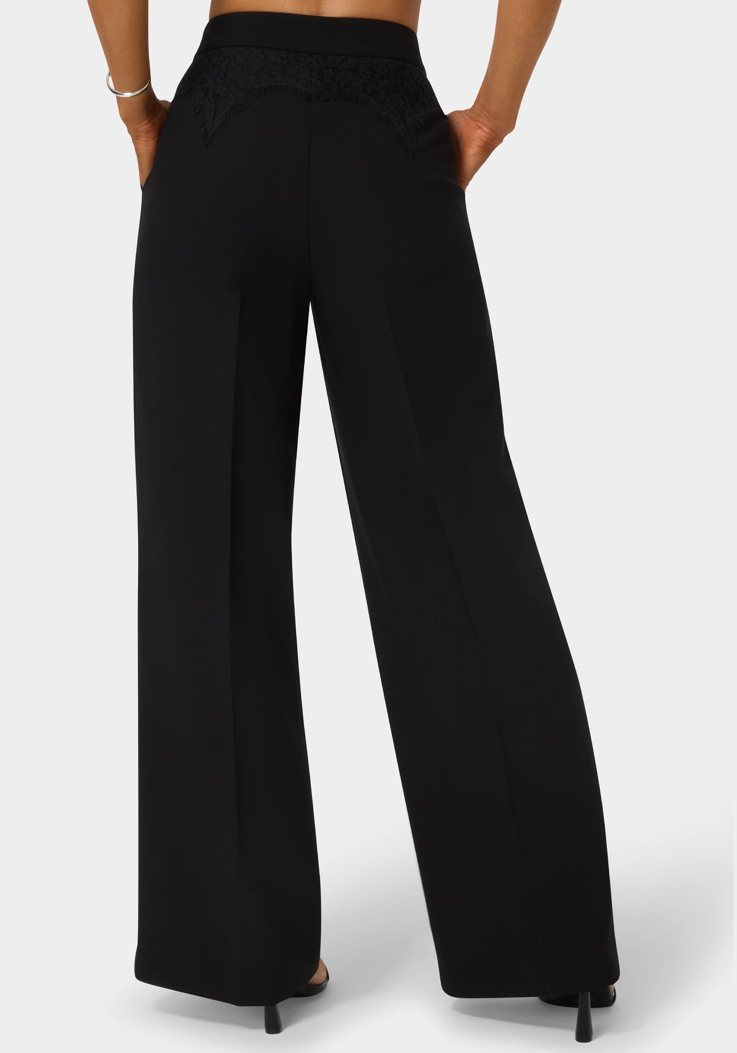 Tailored High Waist Palazzo Leg Pant