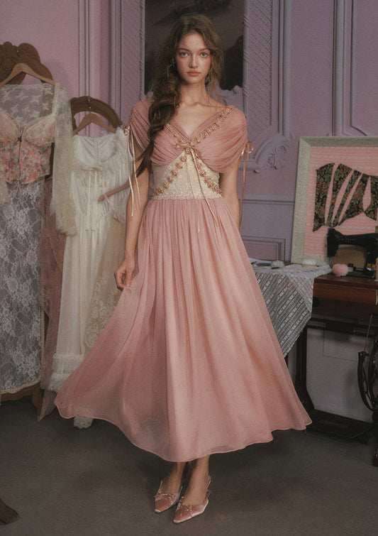 Rose Olive Dress
