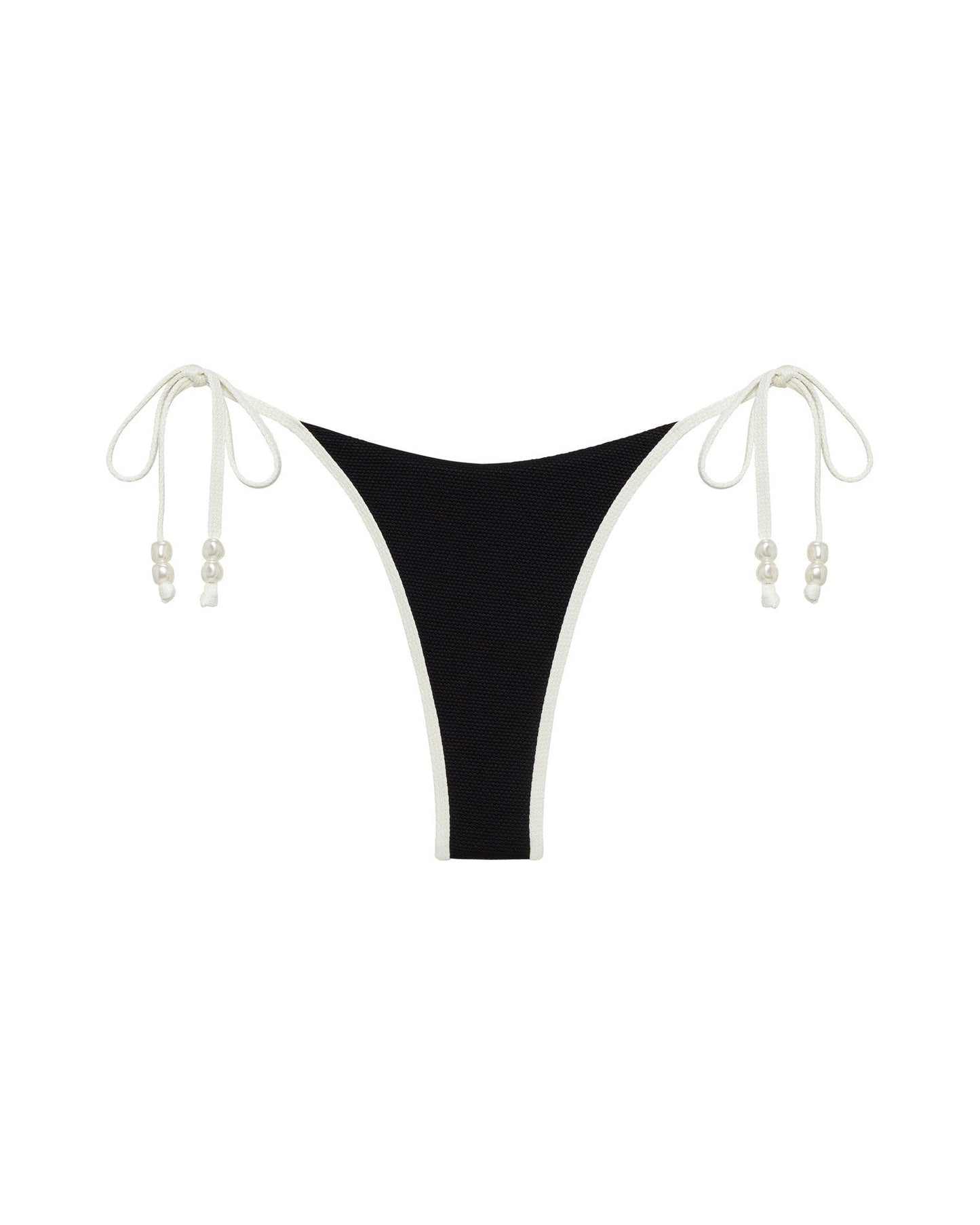 Lucia Bikini Bottom - Black-Cream