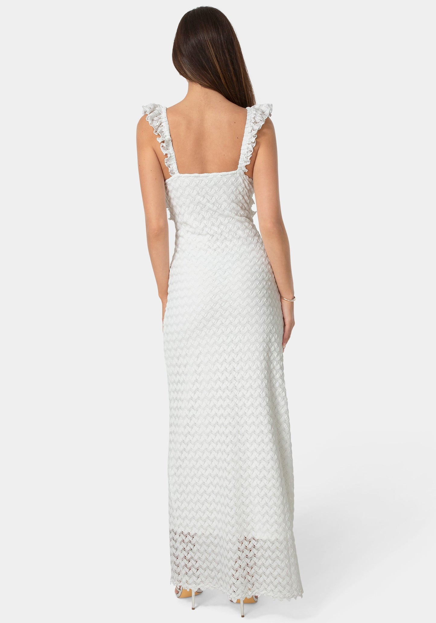 Lace Keyhole Maxi Dress