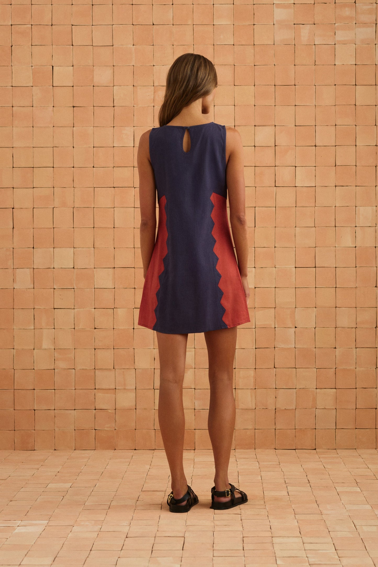 Binnie Mini Dress In Foxglove