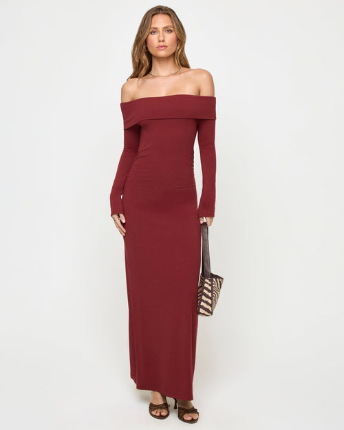 Carrie Dress - Sangria