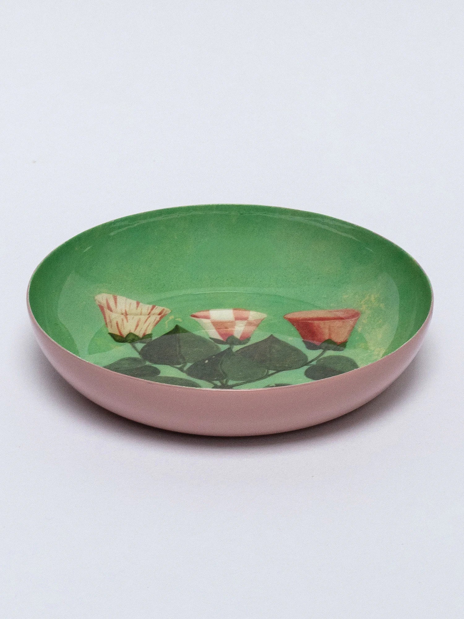 Roomytown Festival Of Flowers Round Tray