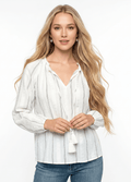 Crescent Moon Peasant Top