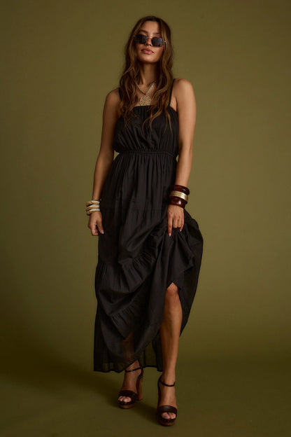 Darion Black Maxi Dress