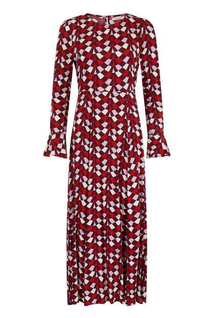 Elodie Dress In Paprika Spice