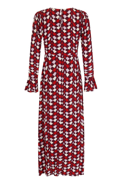 Elodie Dress In Paprika Spice