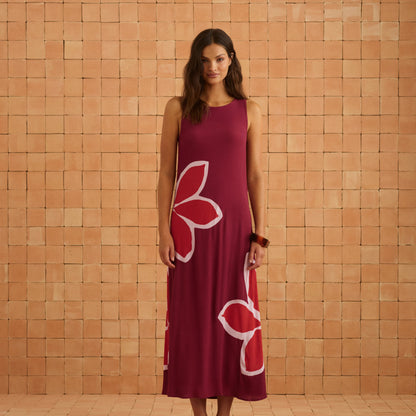 Binnie Dress In Gazamia Rosa