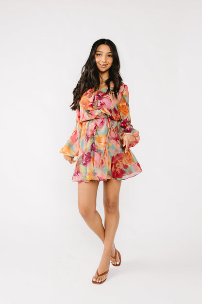 Watercolor Florals Dress