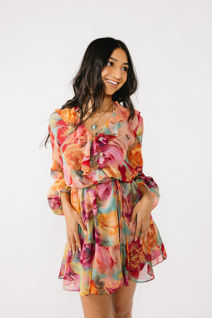 Watercolor Florals Dress