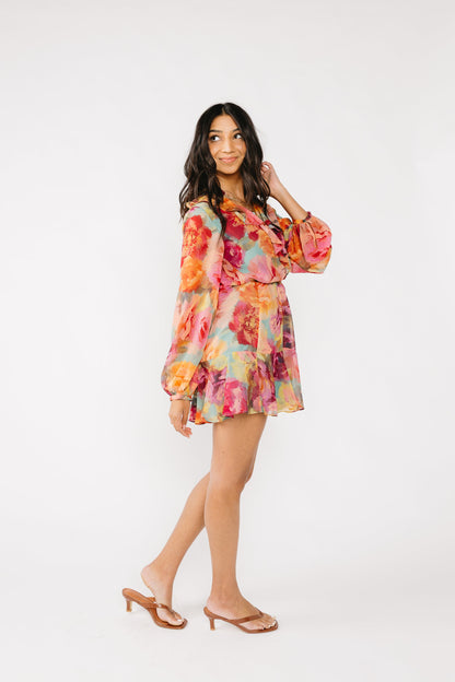 Watercolor Florals Dress