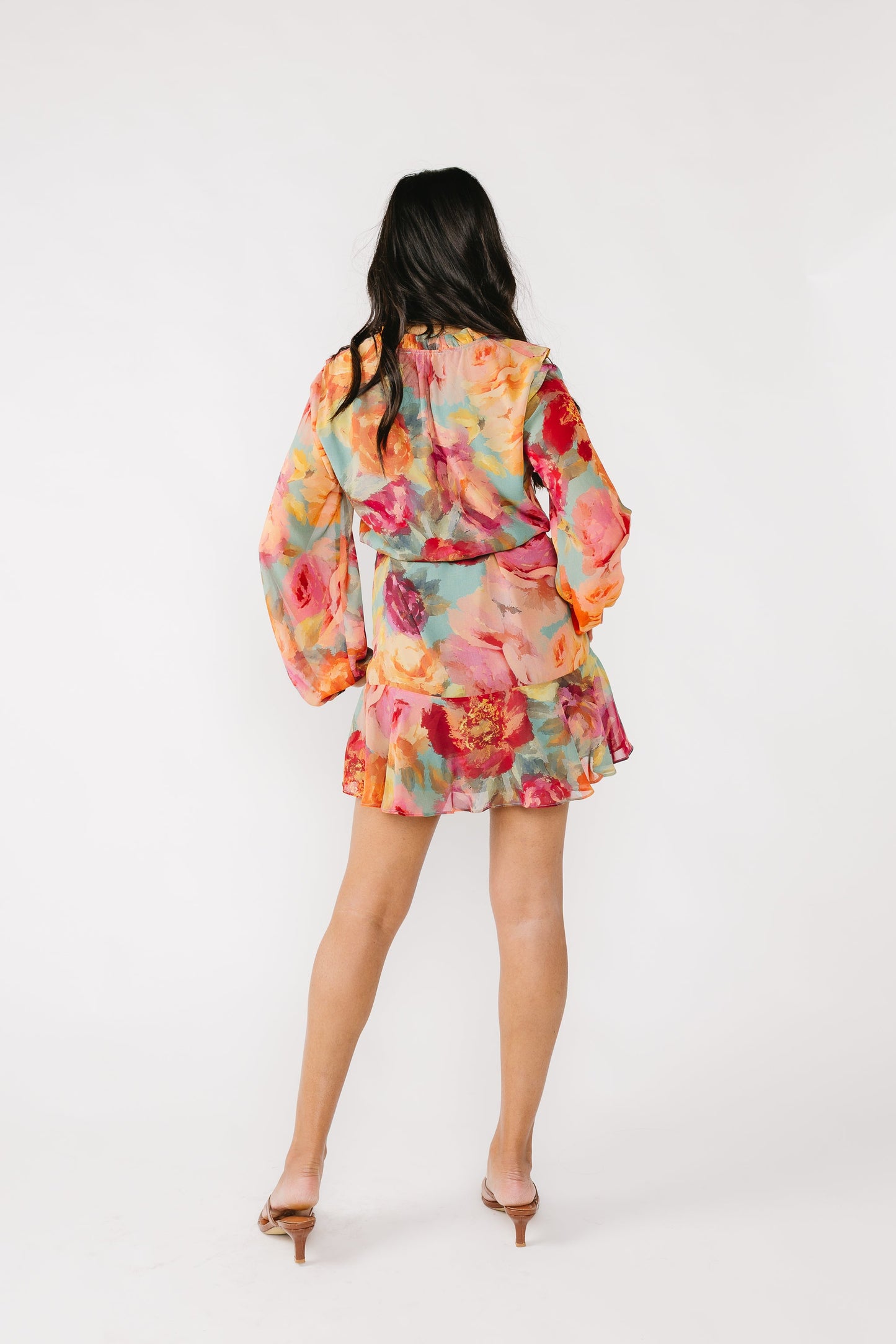 Watercolor Florals Dress