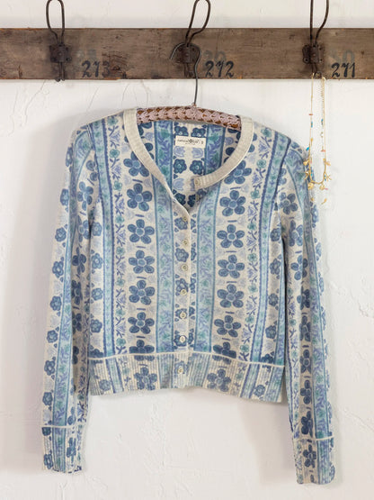Your Everything Cardigan Sweater - Lima Stripe Light Grey