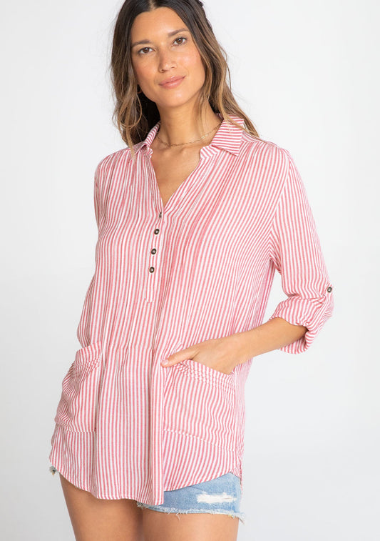 Julien Pleated Pocket Shirt