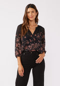 That Moment Floral Chiffon Blouse
